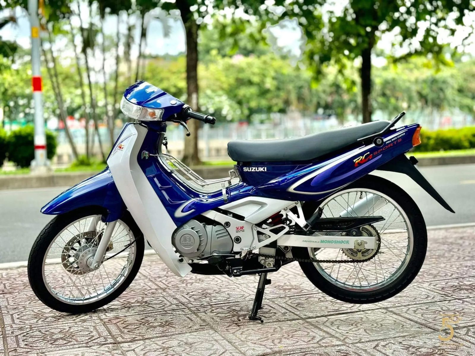 Thiết kế gọn nhẹ của dòng xe Suzuki Sport